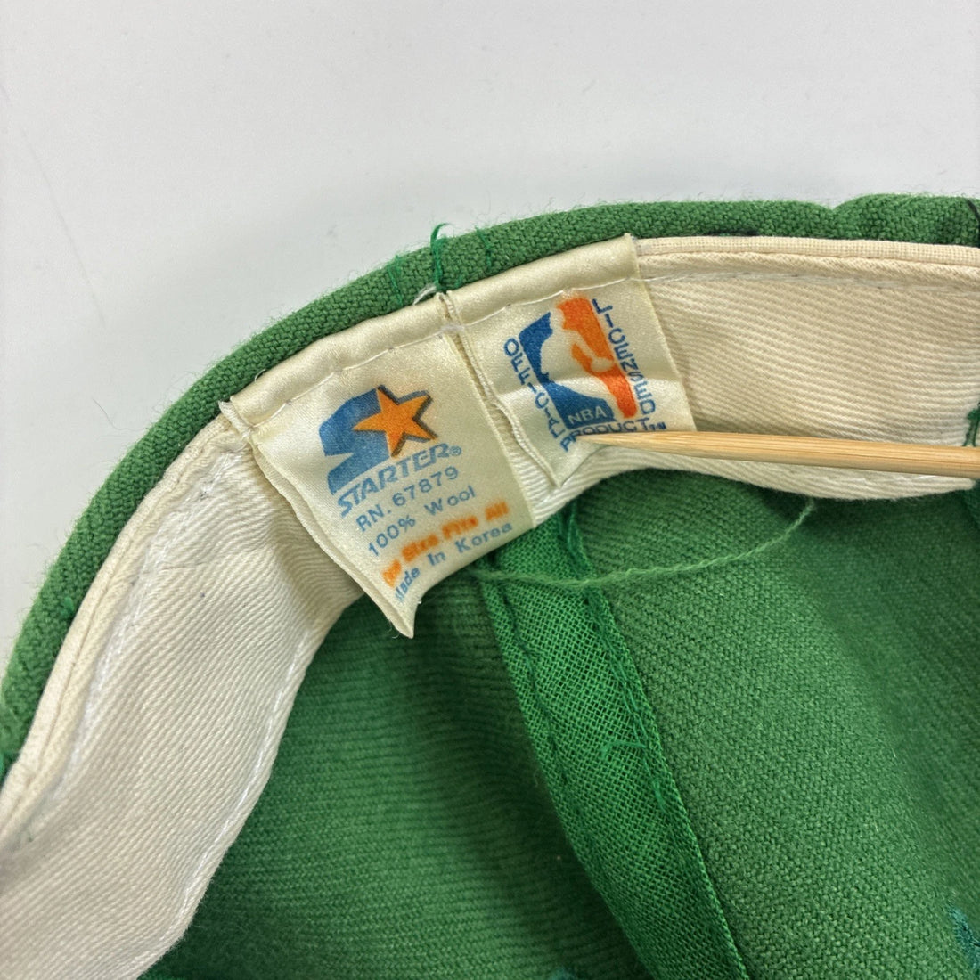 Vintage Boston Celtics Starter Wool Snapback Hat Cap OSFA NBA
