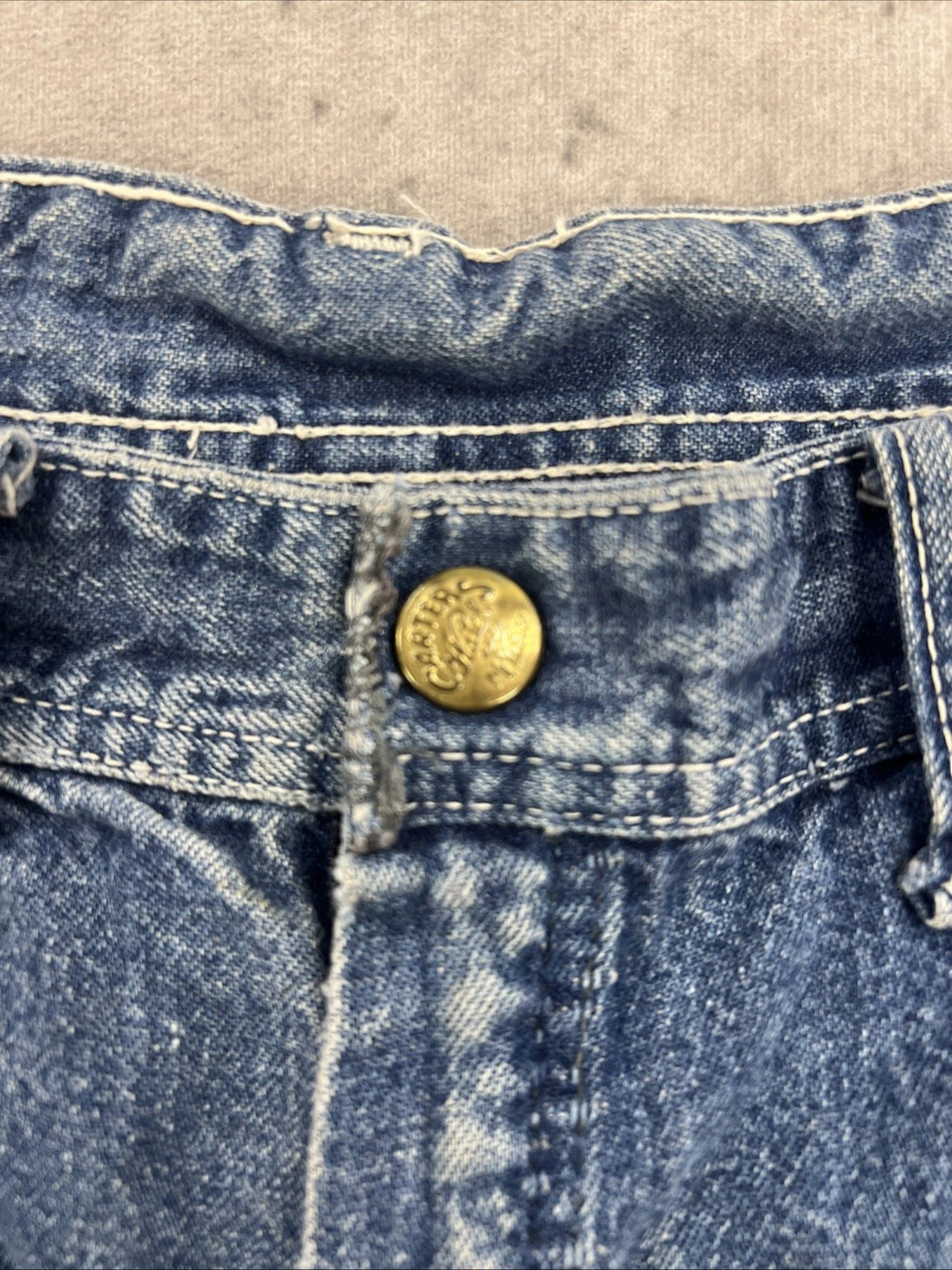 Vintage Carter's Watch The Wear Denim Jeans Pants Size Small