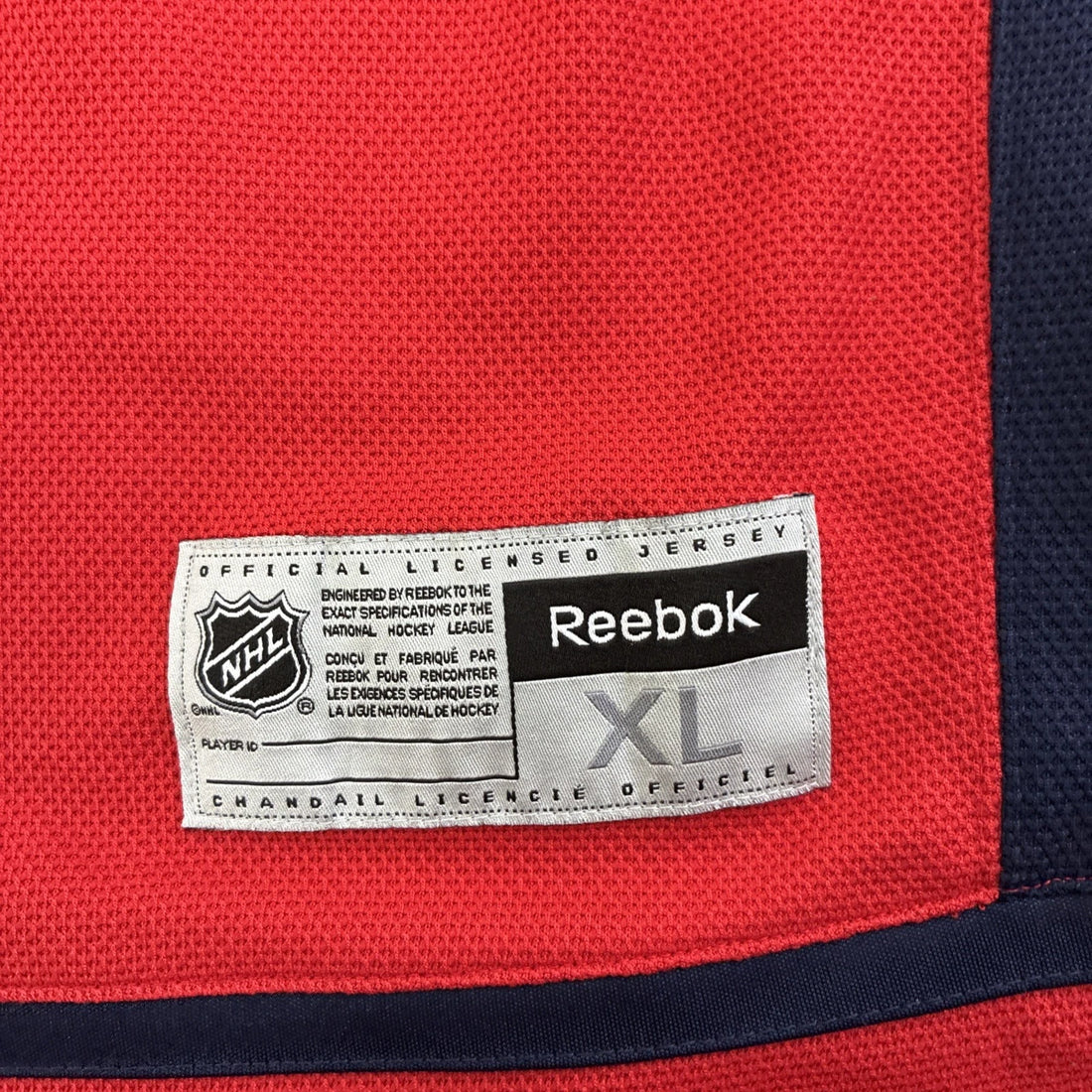 Washington Capitals Nicklas Backstrom Reebok Jersey Size XL NHL