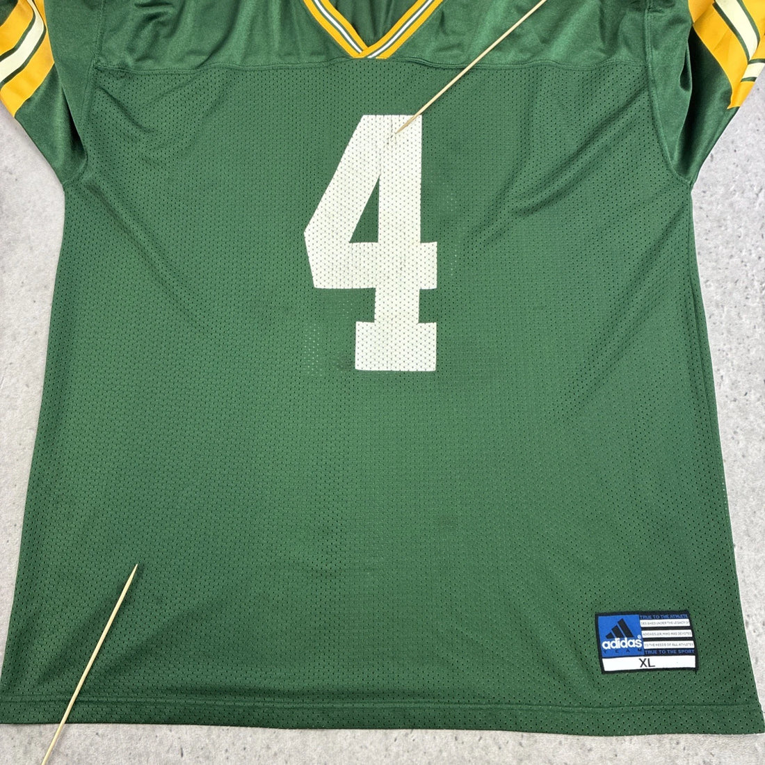 Vintage Green Bay Packers Brett Favre Adidas Jersey Size XL NFL