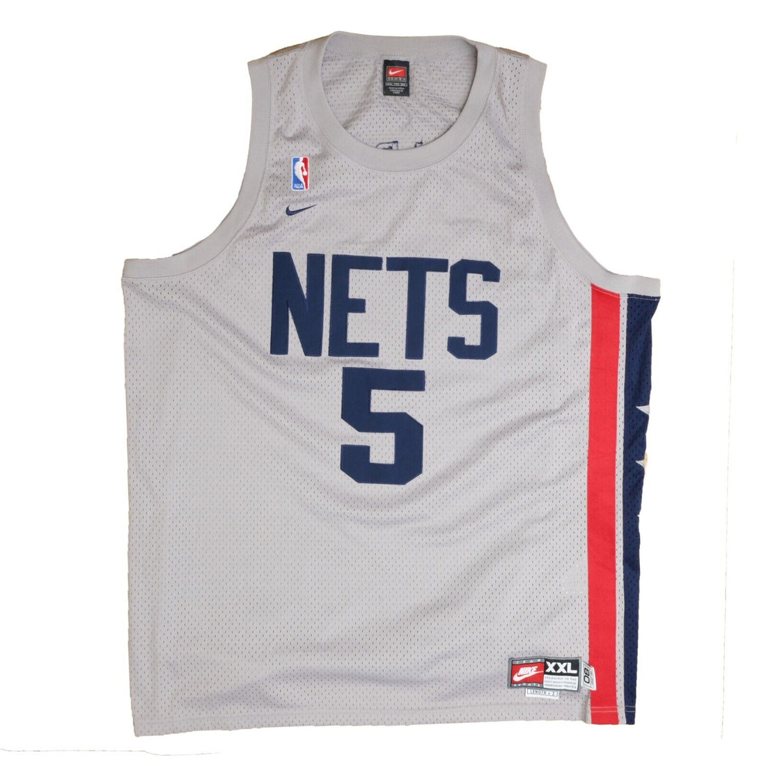 Vintage New Jersey Nets Jason Kidd Nike Swingman Jersey Size 2XL Rewind NBA