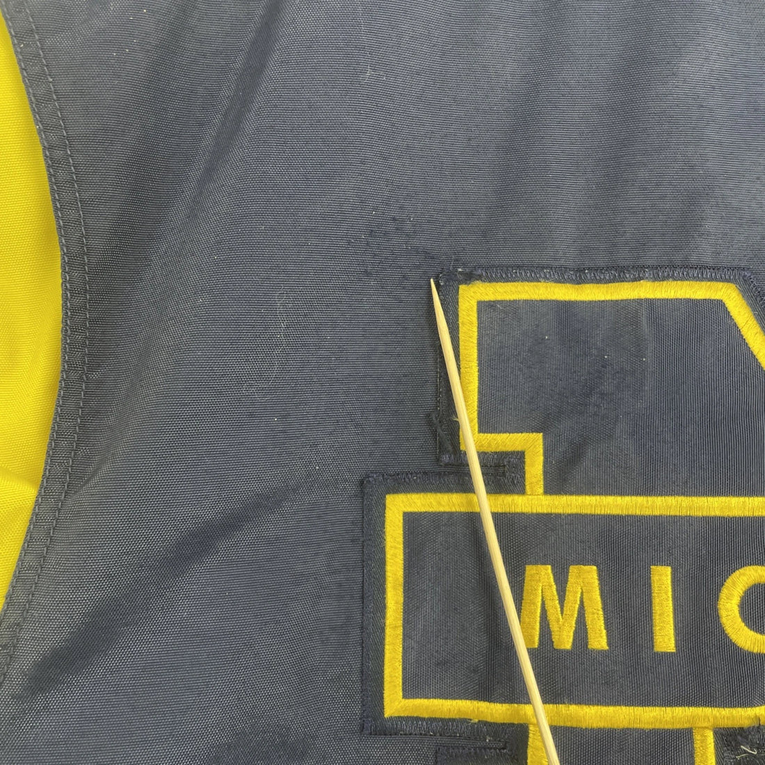 Vintage Michigan Wolverines Nike Puffer Bomber Jacket Size XL NCAA