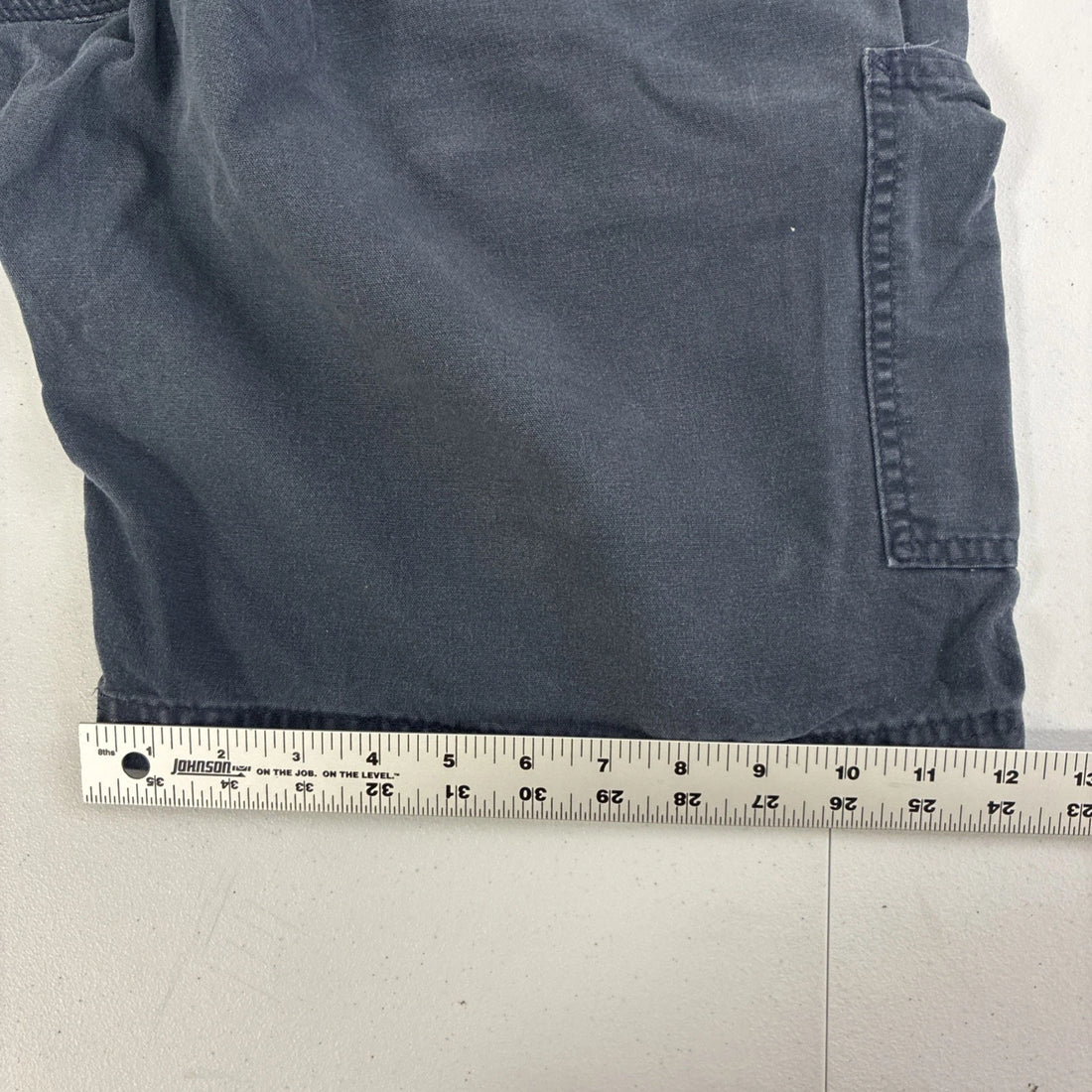 Carhartt Cargo Work Shorts Size 38 B147 NVY Blue