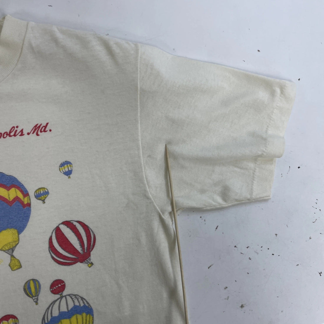 Vintage Annapolis Hot Air Balloons T-Shirt Size Medium 80s 90s
