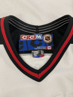 Vintage 90s NHL New Jersey Devils CCM,Men's,X-Large,White,Jersey,Hockey