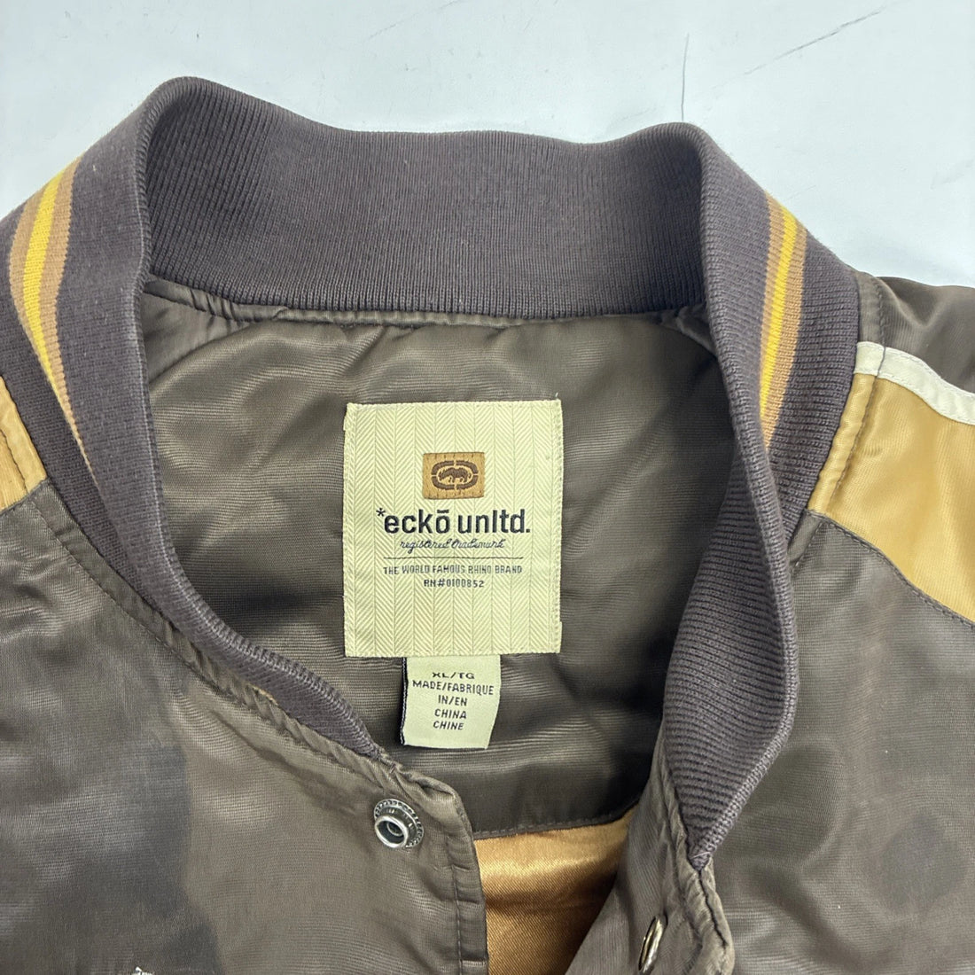 Vintage Ecko Unltd Bomber Jacket Size XL Y2K