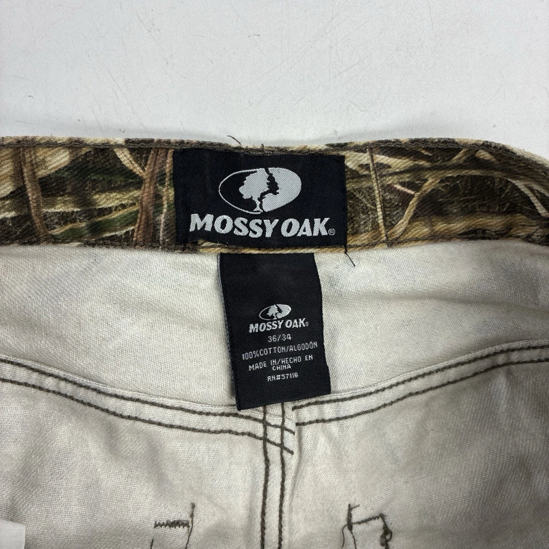 Mossy Oak Shadow Grass Blades Camo Hunting Pants Size 36 X 34