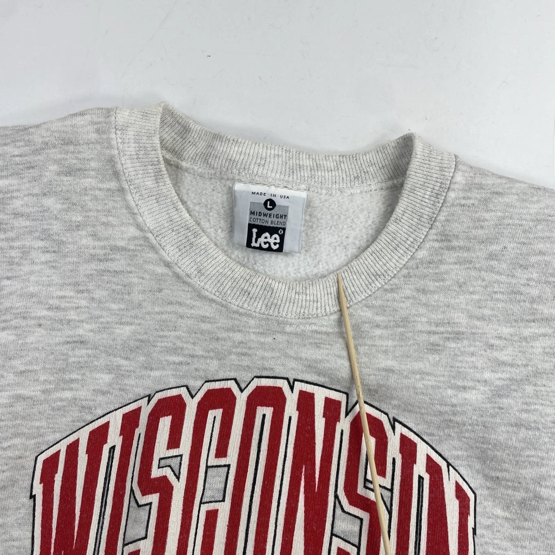 Vintage Wisconsin Badgers Crewneck Sweatshirt Size Large 90s NCAA