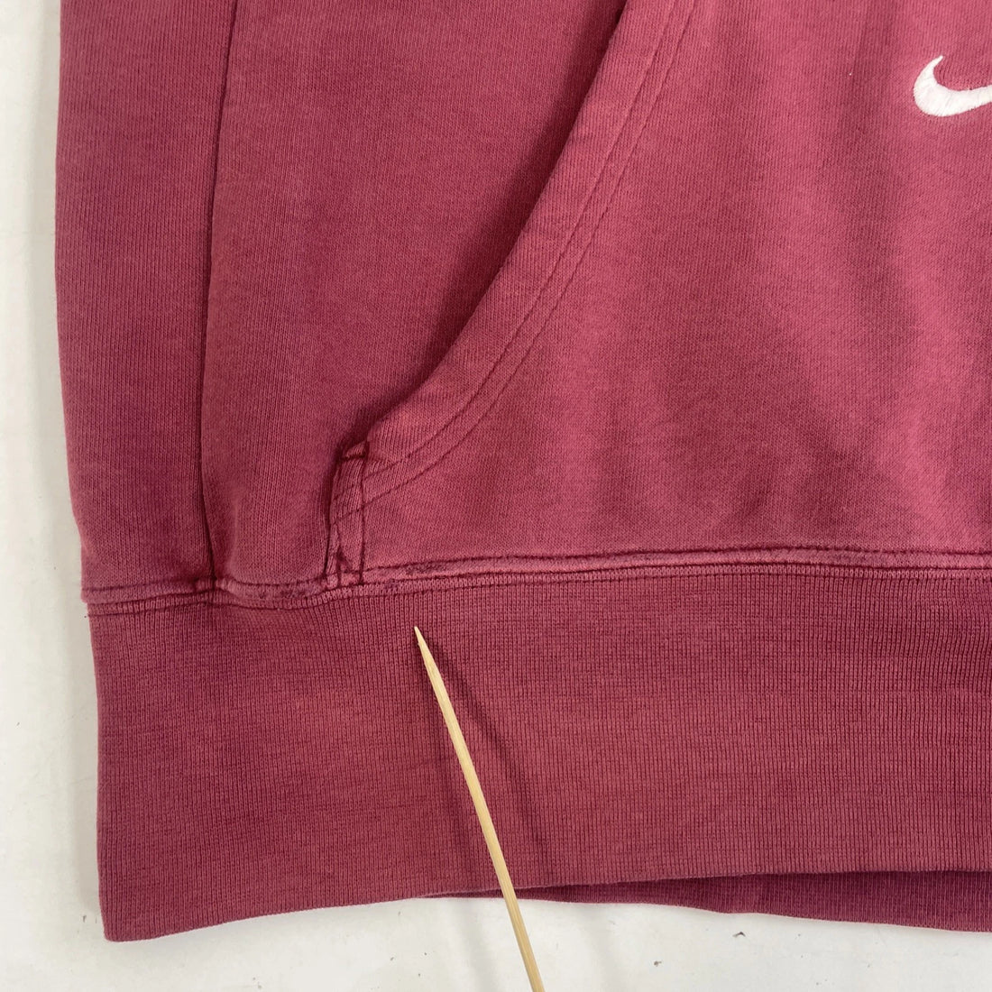 Nike Sweatshirt Hoodie Size Small Embroidered Swoosh Red