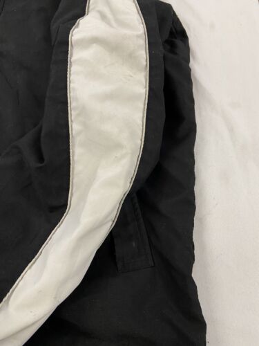 Vintage Nike Windbreaker Light Jacket Size Medium Black Embroidered Swoosh
