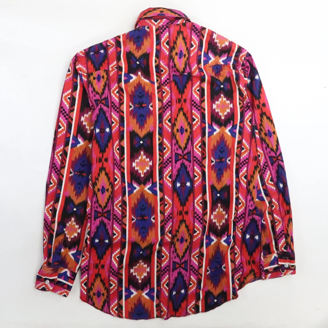 Vintage Wrangler Western Aztec Button Up Shirt Size 16 1/2 35