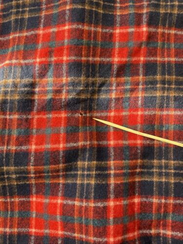 Vintage Pendleton Wool Board Button Up Shirt Size Large Red Plaid