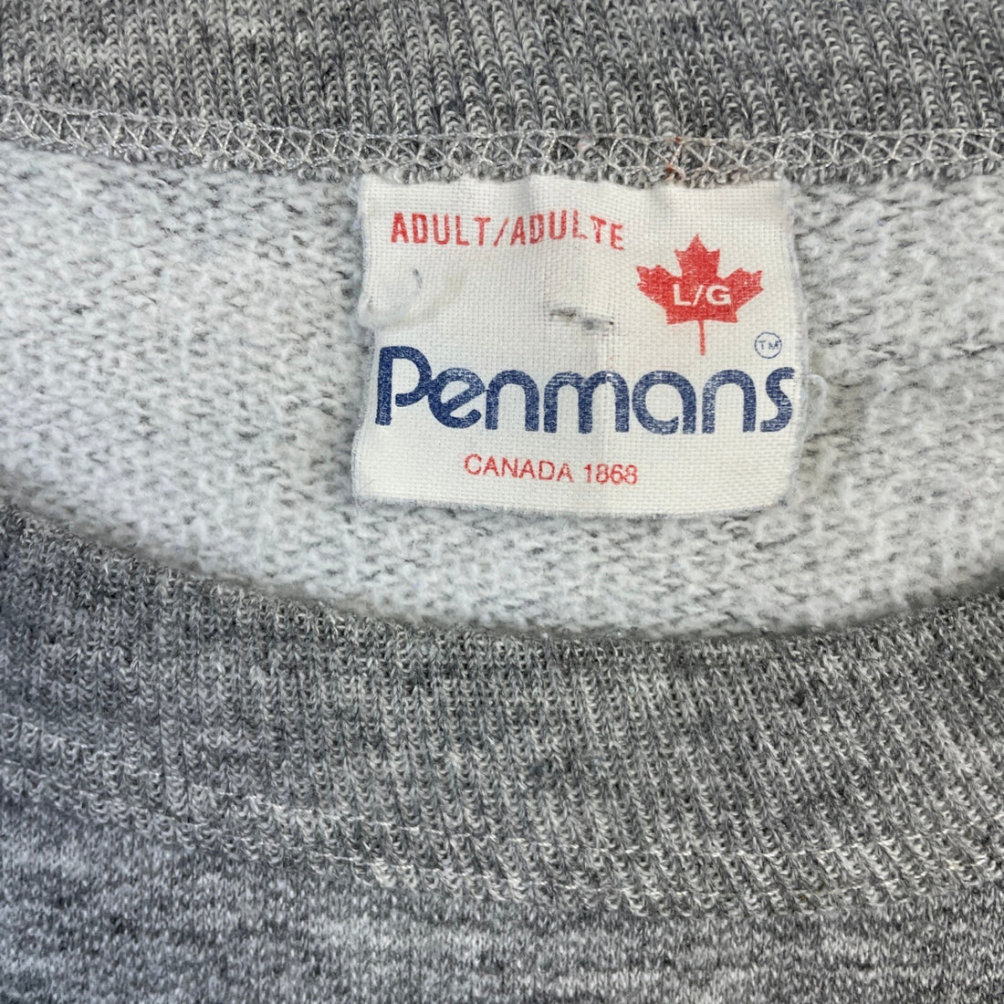 Vintage Queen's University Crewneck Sweatshirt Size Large 80s