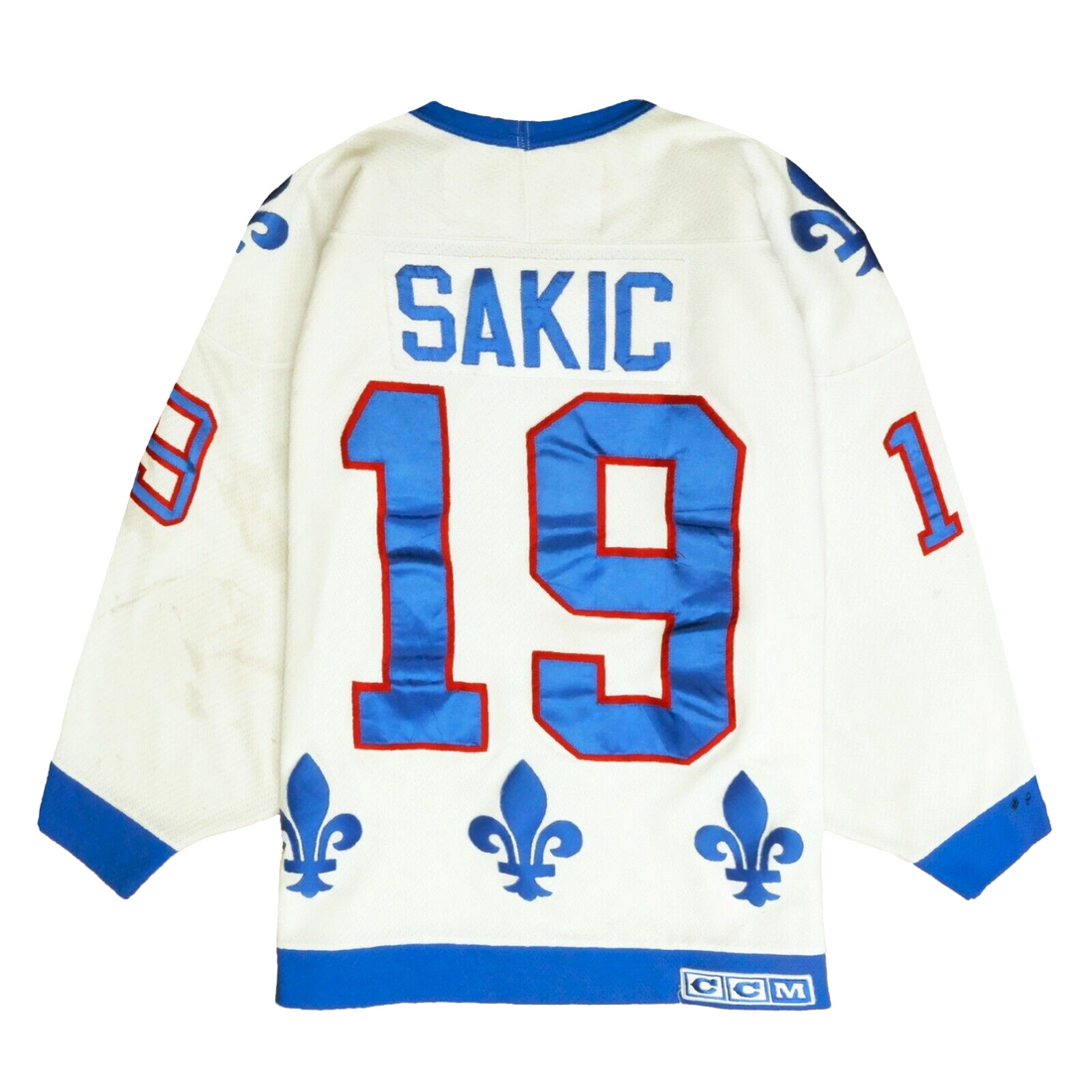 90's Joe Sakic Colorado Avalanche Pro Player NHL T Shirt Size
