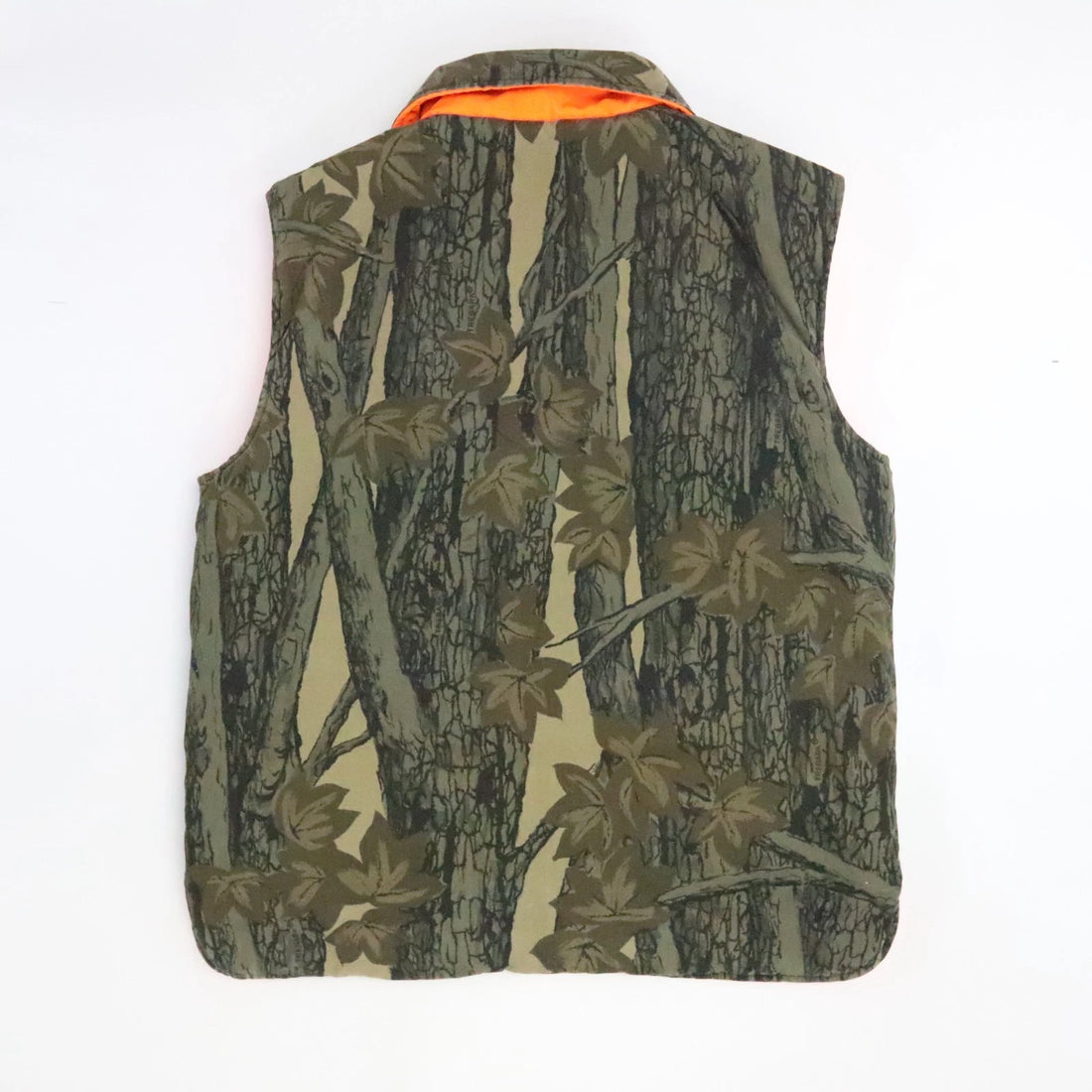 Vintage Trebark Camo Vest Jacket Size Medium Reversible