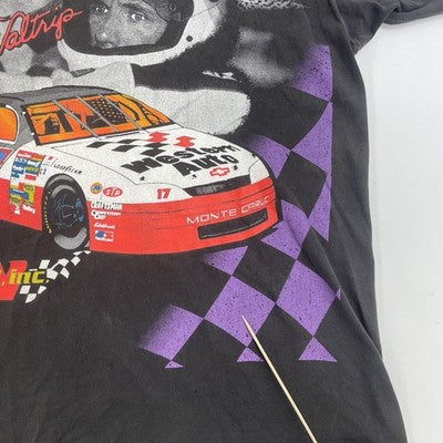 Vintage Darrell Waltrip Racing T-Shirt Size XL All Over Print