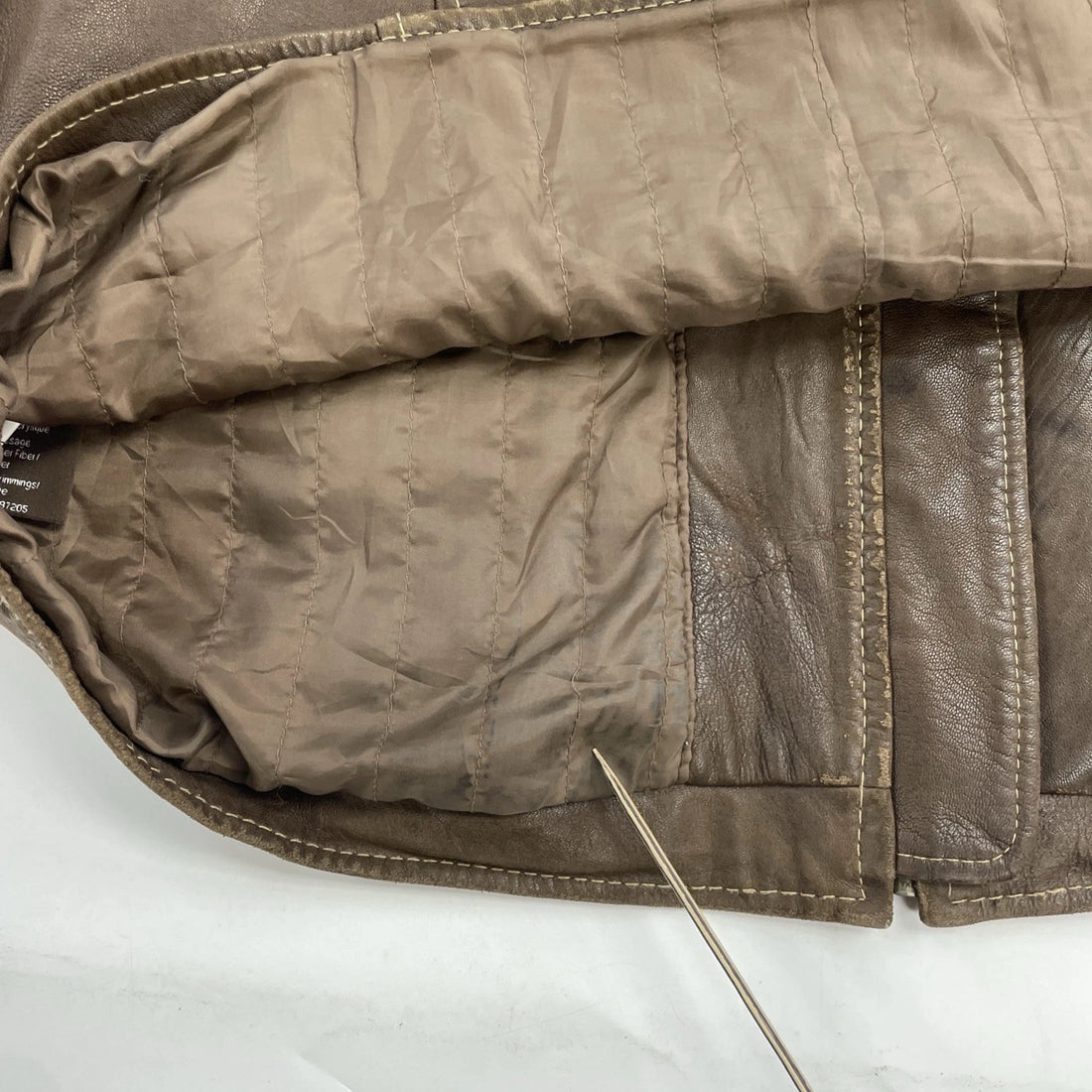 Danier Leather Coat Jacket Size XL Brown
