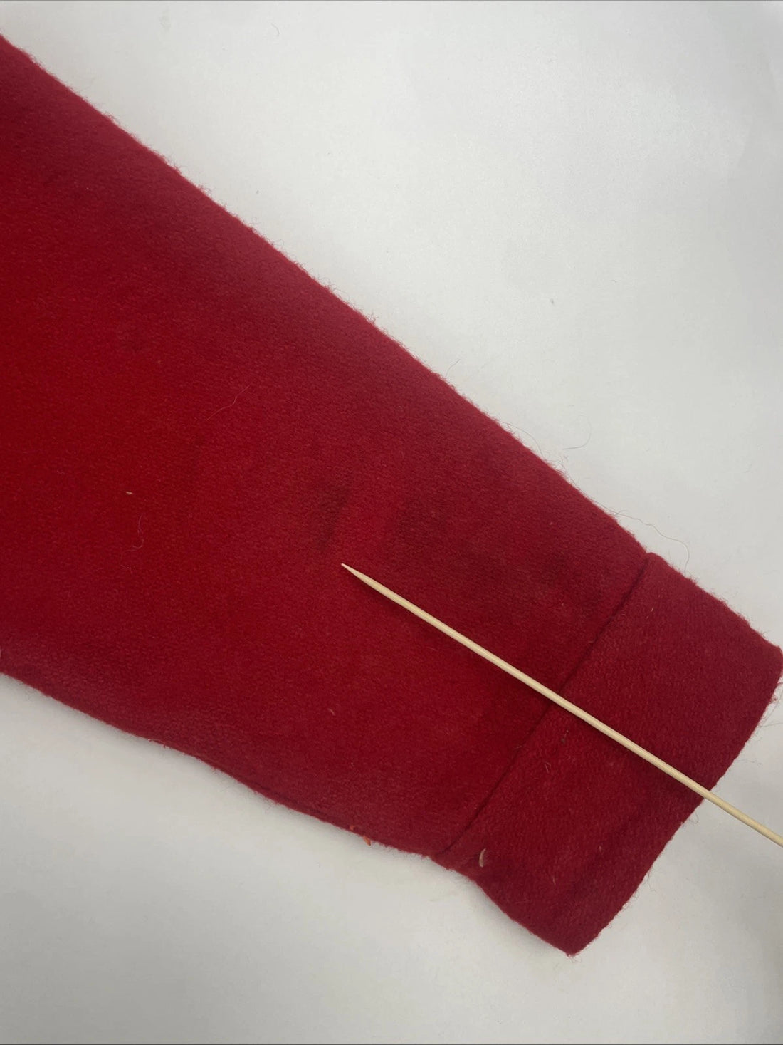 Vintage Johnson Woolen MIlls Wool Jacket Size Large Red