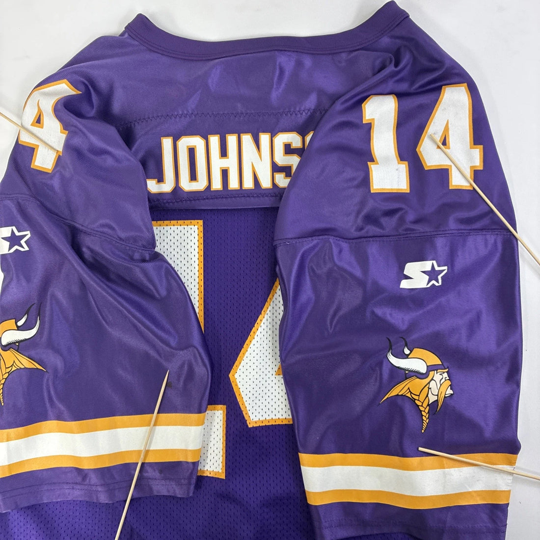Vintage Minnesota Vikings Brad Johnson Starter Jersey Size XL NFL