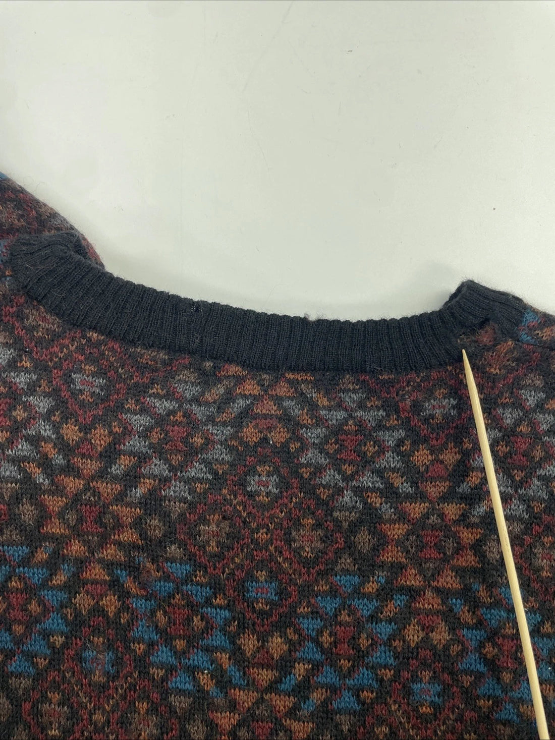 Neiman Marcus Wool Knit Crewneck Sweater Size Medium