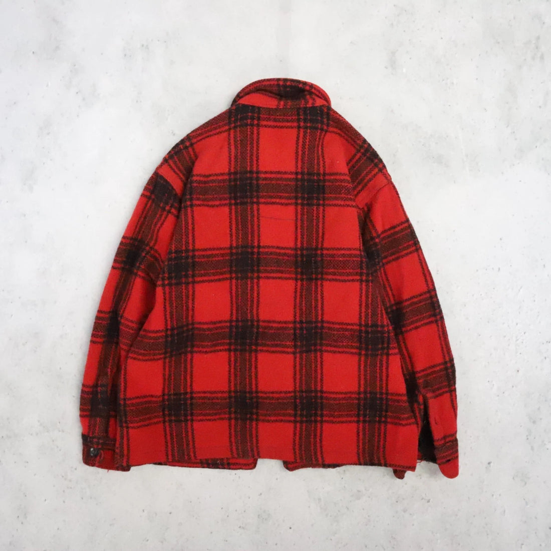Vintage Winter King Wool Mackinaw Hunting Coat Jacket Size Medium 50s