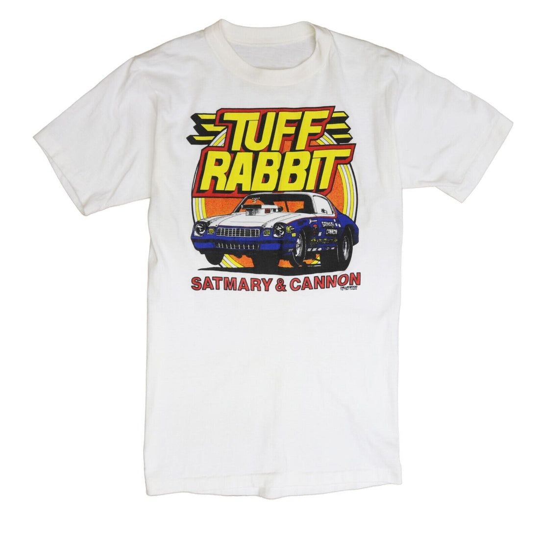 Vintage Tuff Rabbit Satmary and Cannon T-Shirt Size Small 80s 90s ...