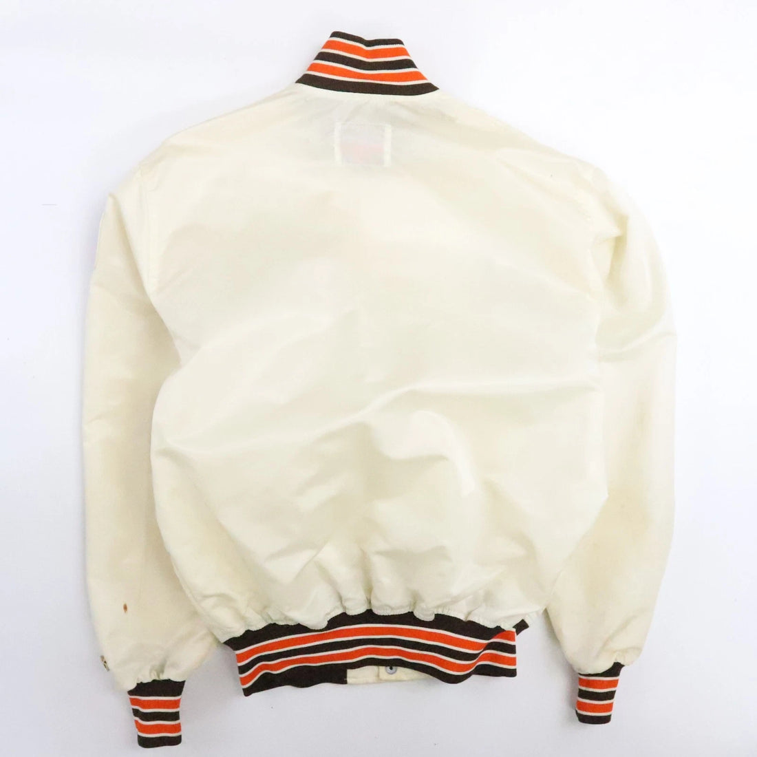 Vintage Cleveland Browns Starter Satin Bomber Jacket Size Large NFL