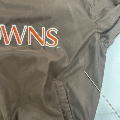 Vintage Cleveland Browns Reebok Pullover Windbreaker Light Jacket Large NCAA
