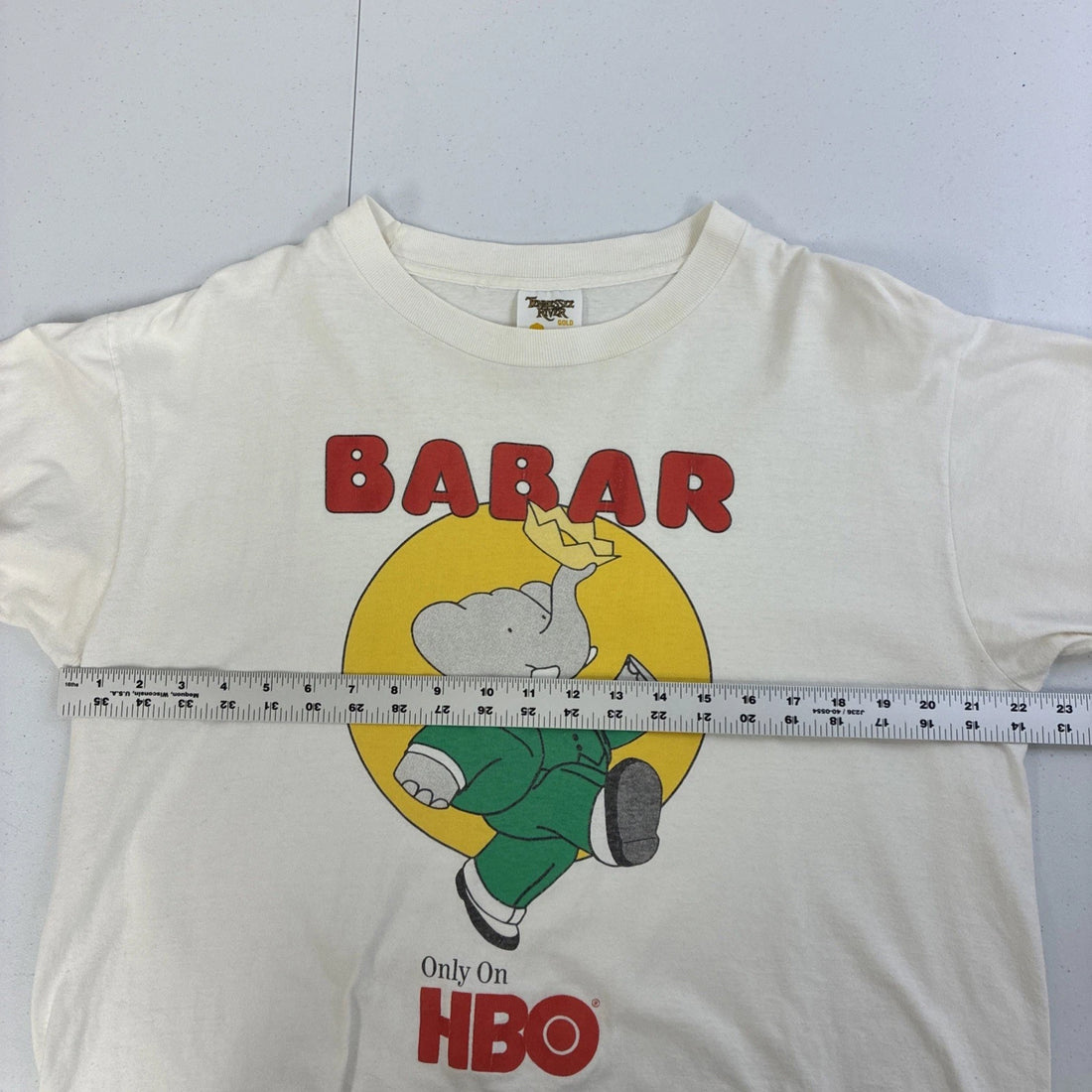 Vintage Babar HBO TV Promo T-Shirt Size XL 90s
