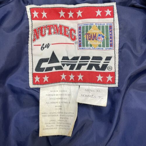 Vintage New England Patriots Apex One Puffer Jacket Size Large NFL