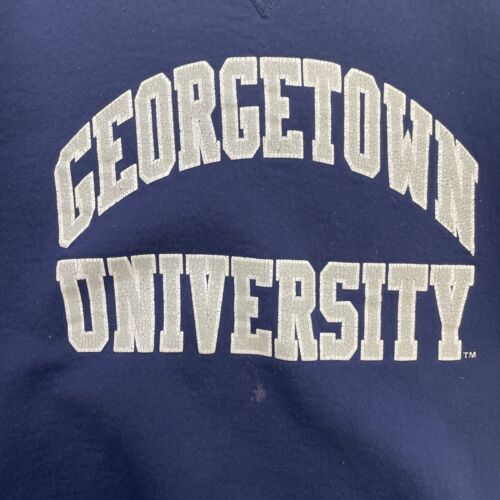 Vintage Georgetown Hoyas Russell Athletic Crewneck Sweatshirt Large 90s NCAA