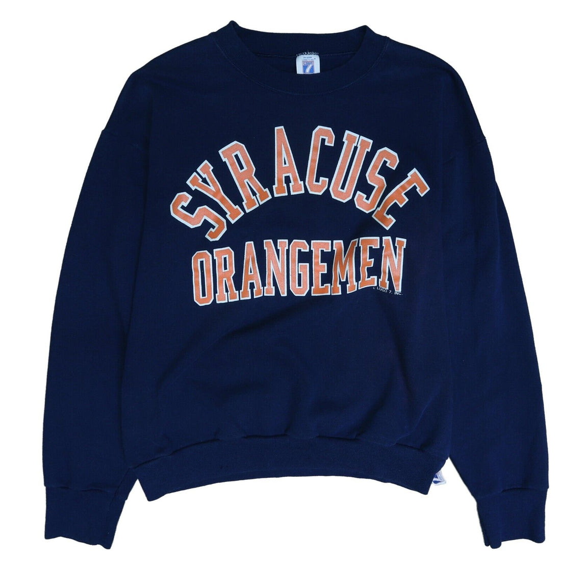 Vintage Syracuse Orangemen Logo 7 Crewneck Sweatshirt Size Large 90s NCAA