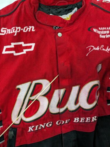 Vintage Dale Earnhardt Jr Budweiser Jeff Hamilton Racing Jacket 2XL NASCAR