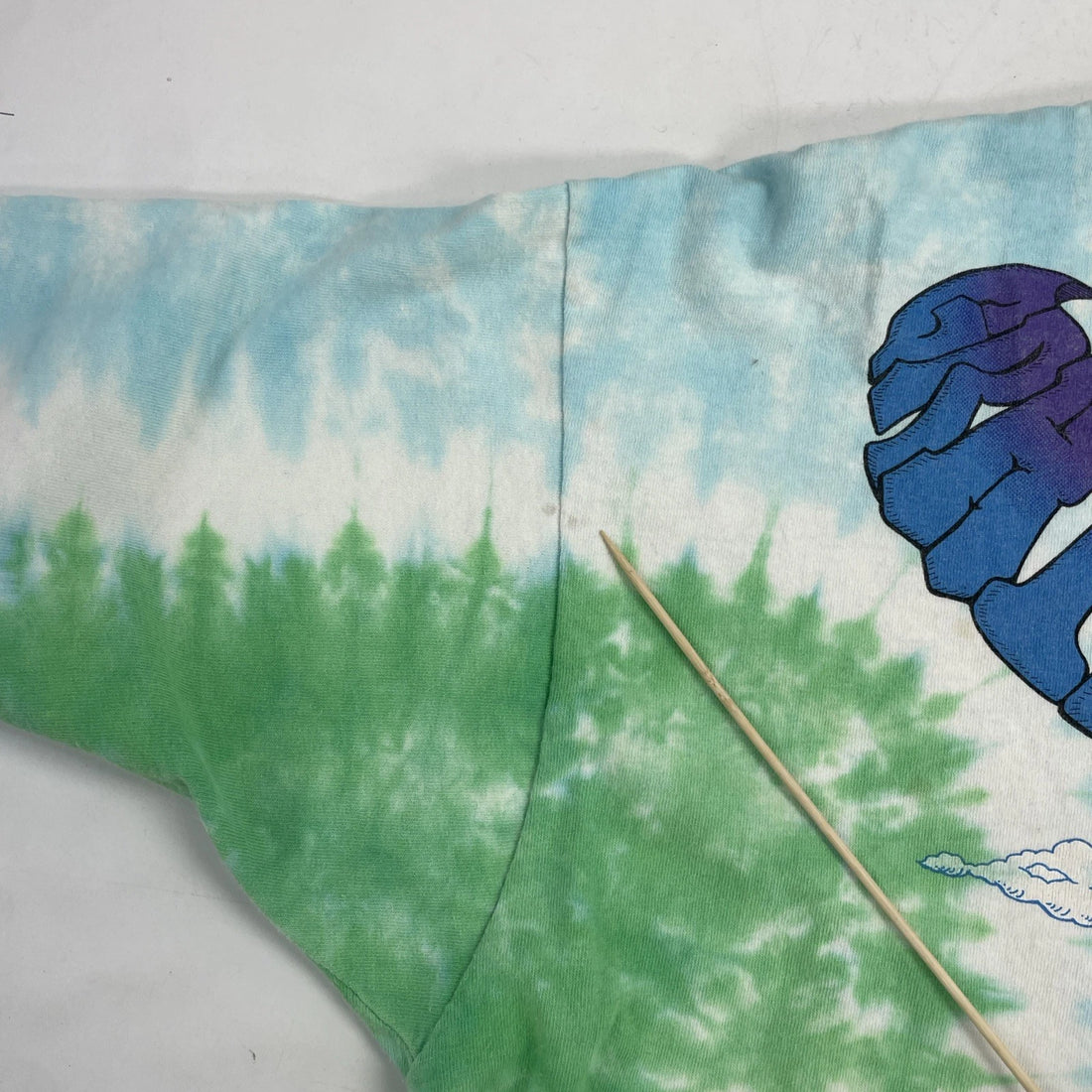Vintage The Grateful Dead Spring Tour Tie Dye Liquid Blue T-Shirt XL 1992 90s