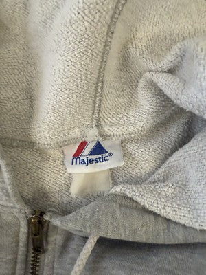 Vintage Iowa Majestic Full Zip Sweatshirt Hoodie Size Medium