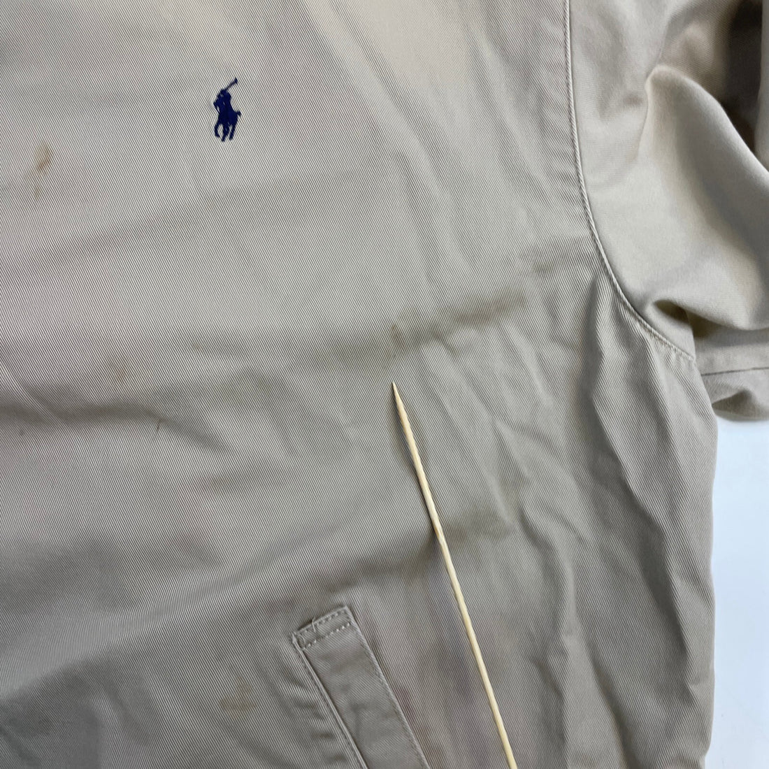 Vintage Polo Ralph Lauren Harrington Jacket Size XL Beige