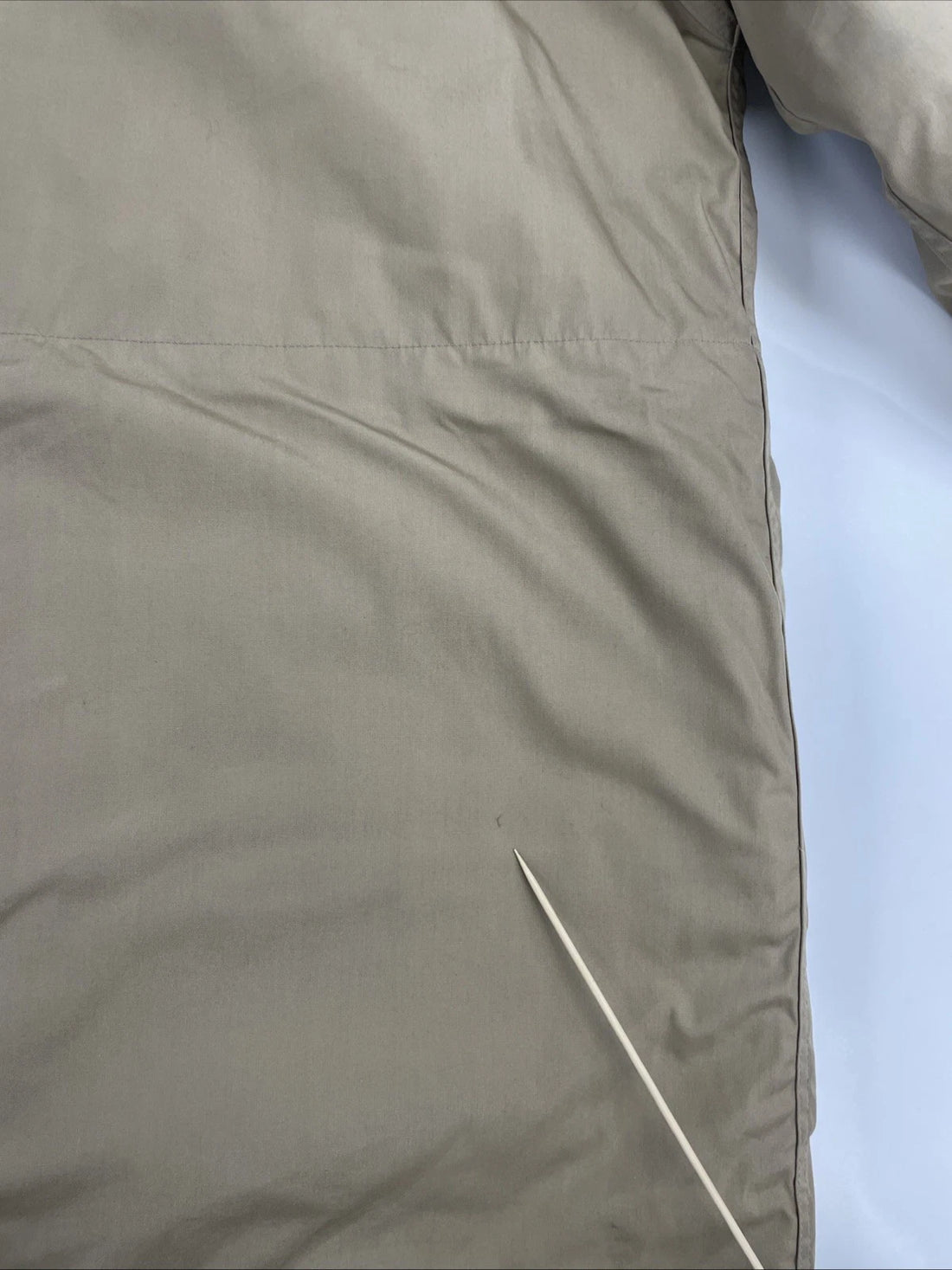 Vintage L.L. Bean Parka Jacket Size Large Beige Insulated