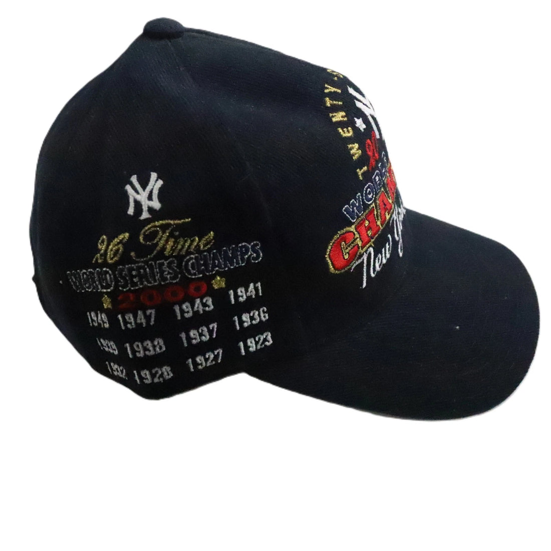Vintage New York Yankees World Series Champs Snapback Hat Cap OSFA MLB