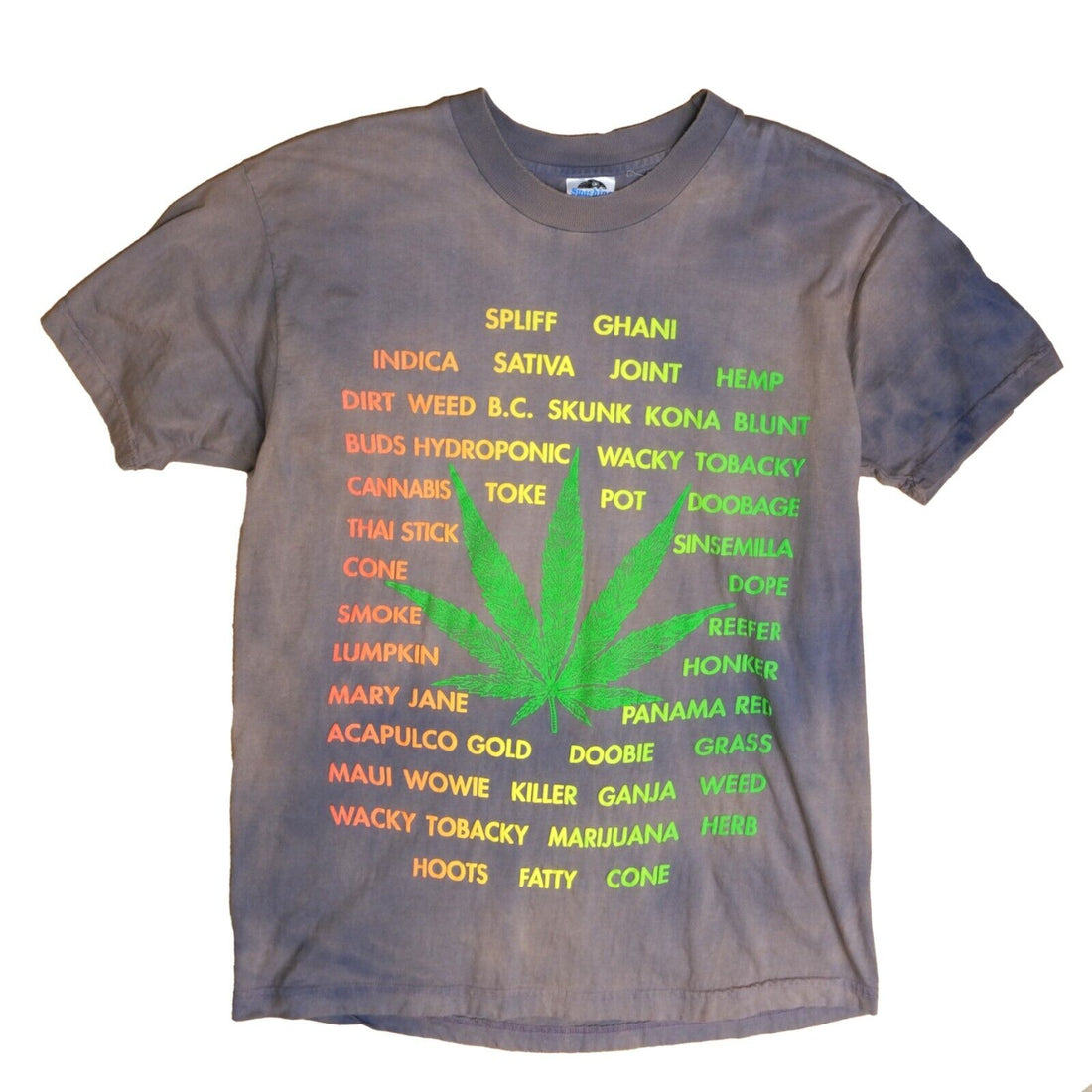 Vintage Blunt Pot Weed Marijuana T-Shirt Size XL Puff Print