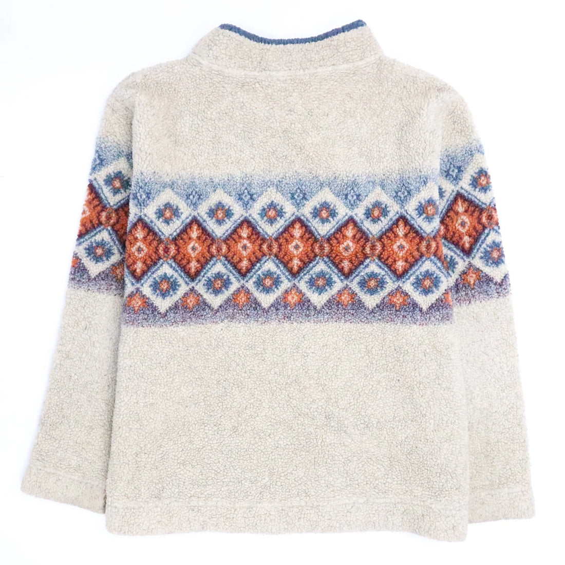 Cabela's Pullover Fleece Sweater Size Large Fair Isle