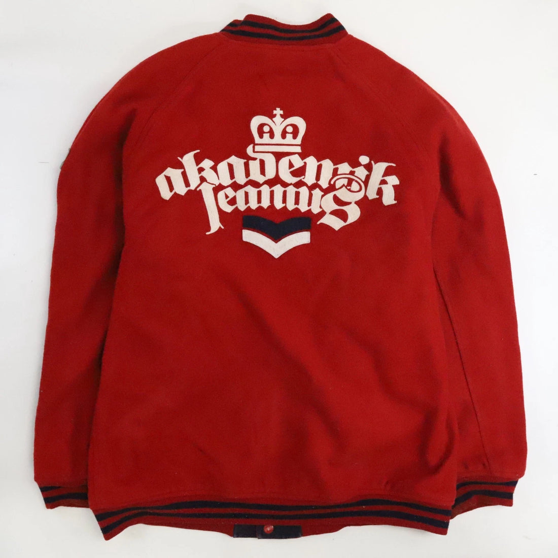Vintage Akademiks Wool Varsity Jacket Size 2XL Reversible Y2K