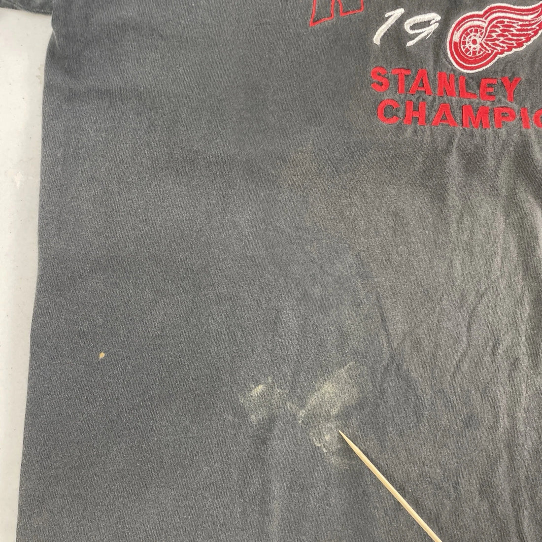 Vintage Detroit Red Wings T-Shirt Size XL 90s NHL