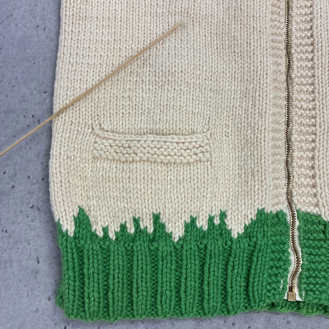Duck Pheasant Wool Knit Cowichan Sweater Size Small Vintage