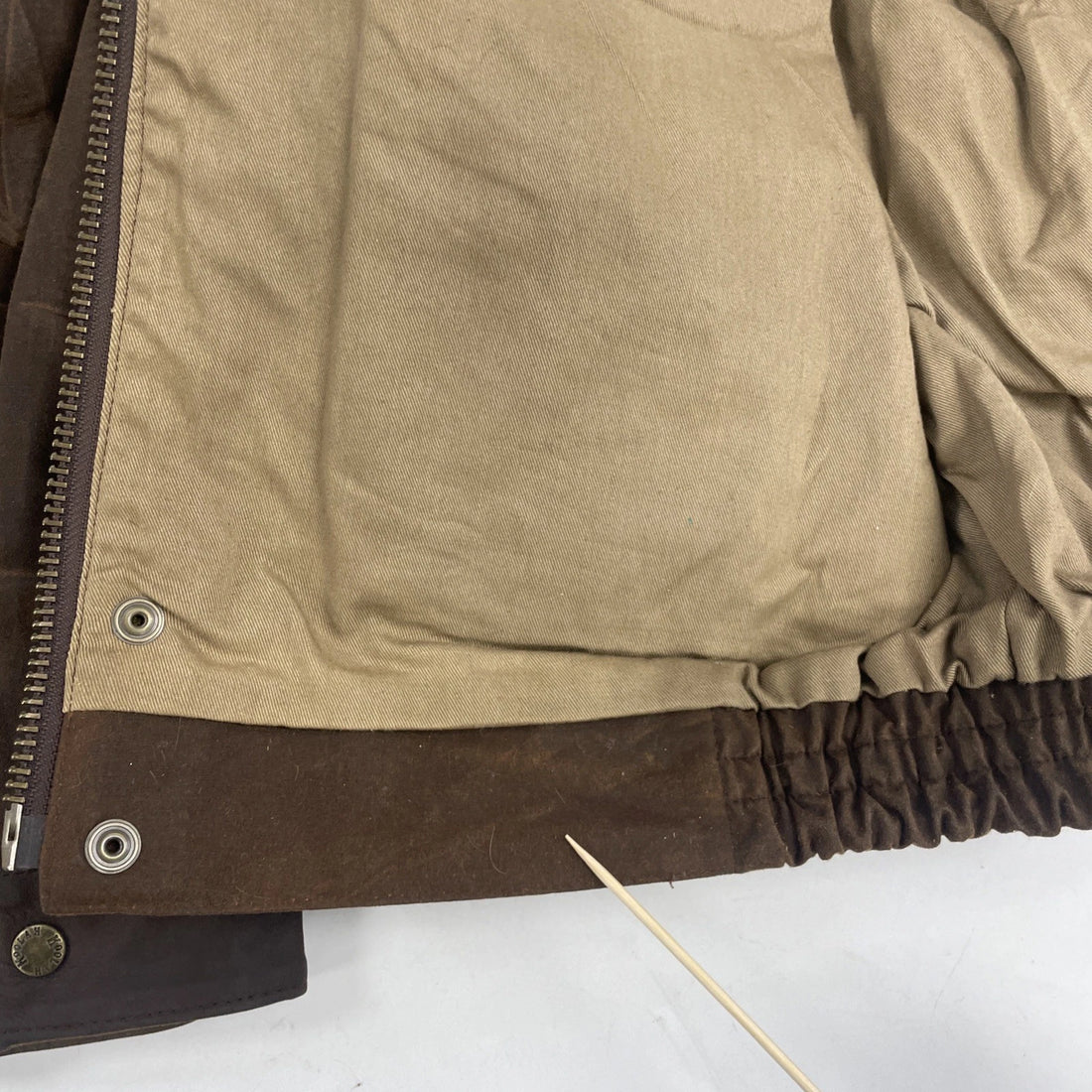 Vintage Koolah Waxed Cotton Jacket Size Large Brown