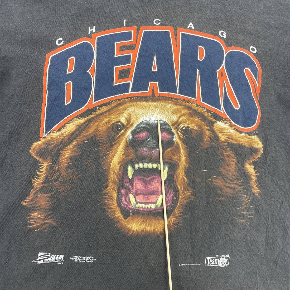 Vintage Chicago Bears Salem T-Shirt Size Large 90s NFL