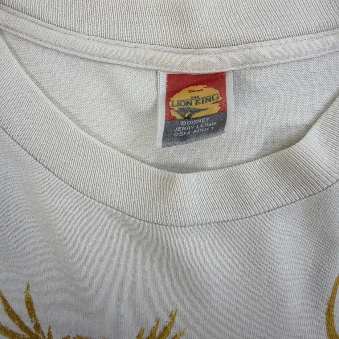 Vintage Lion King Disney T-Shirt OSFA All Over Print Movie Promo 90s