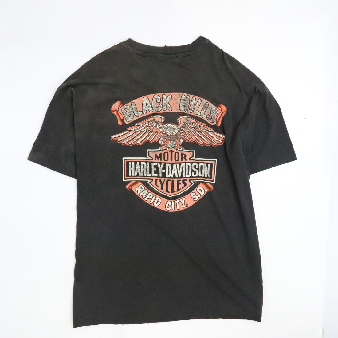 Vintage Harley Davidson Motorcycles Sturgis Black Hills Rally Eagle T-Shirt 2XL