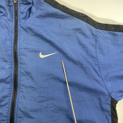 Vintage Nike Windbreaker Light Jacket Size Large Blue