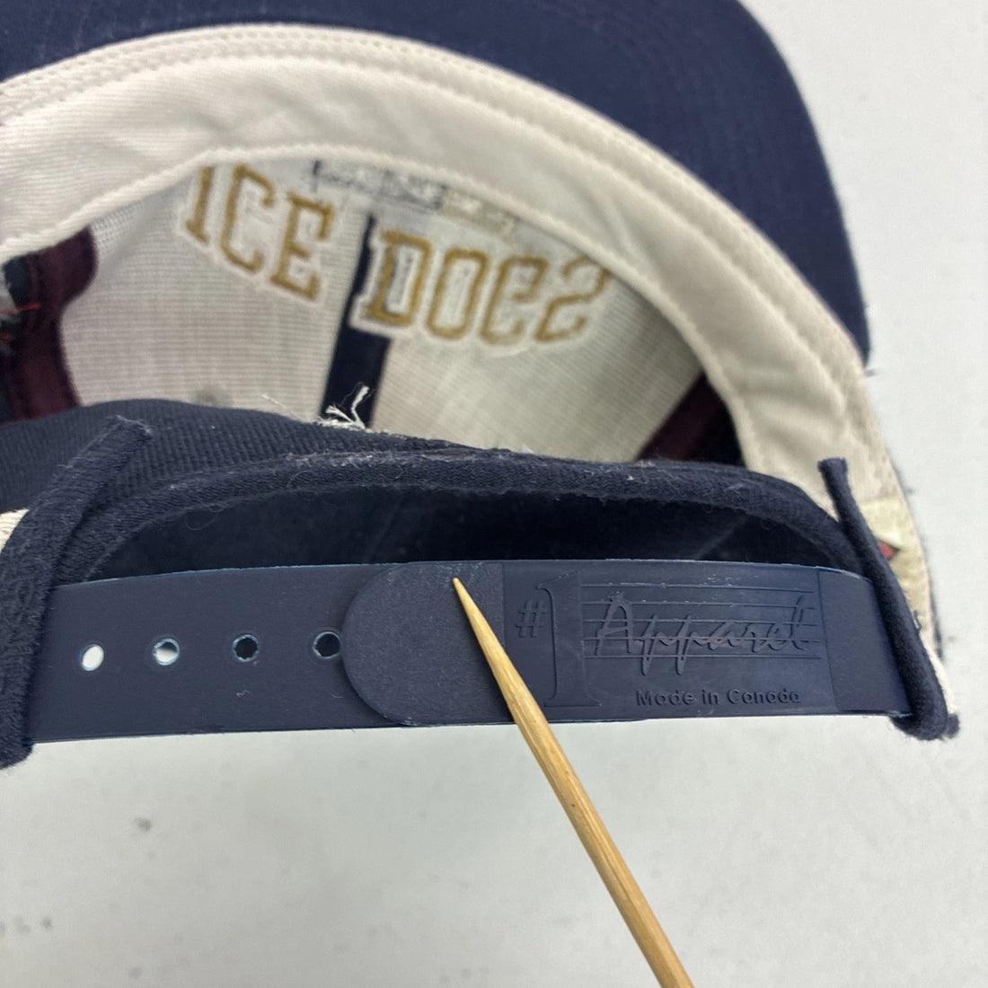 Vintage Long Beach Ice Dogs CCM Hockey Snapback Hat OSFA IHL