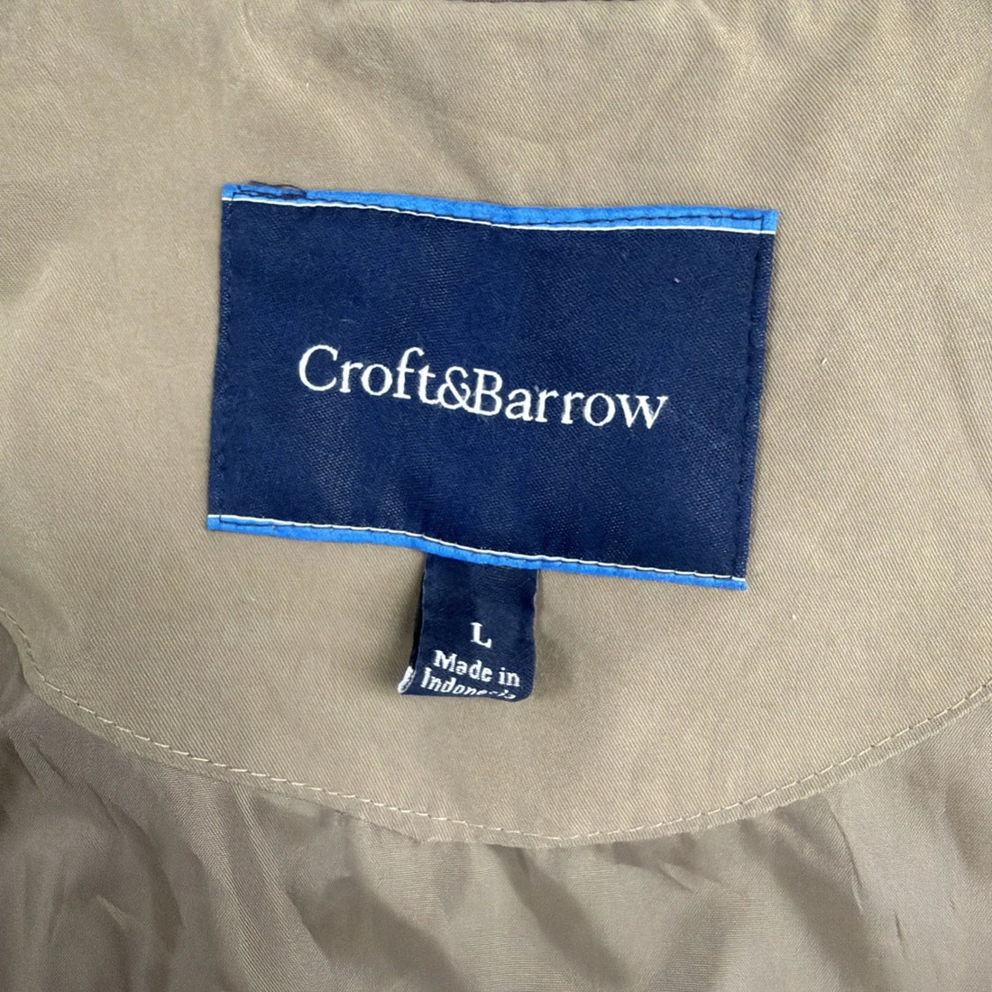 Croft & Barrow Light Bomber Jacket Size Large